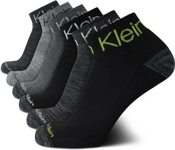 Men's Socks - Cushioned Above Ankle Athletic Mini-Crew Socks (6 Pack)