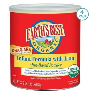 Earth's Best Dairy Baby Formula-4 Pack