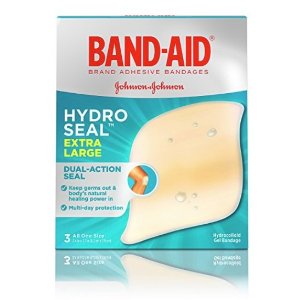Band-Aid Hydro Seal Extra Large Adhesive Waterproof Bandages For Wound Care And Blisters, 3 Count