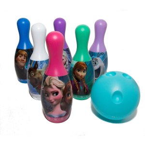 Frozen Bowling Set 6 Pins and Bowling Ball for Kids