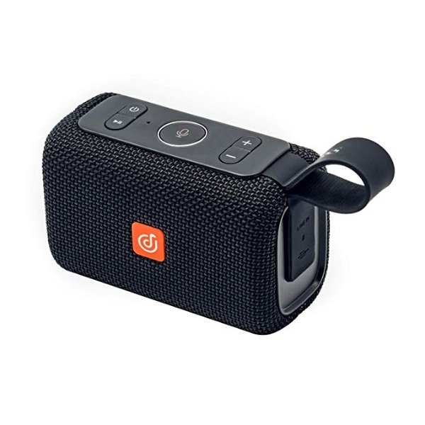 E-go Alexa-Enabled Portable Bluetooth Speaker with Superior Sound, 66ft Bluetooth Range, Built-in Mic, Ultra-Portable Design, IPX6 Waterproof for Home and Outdoor