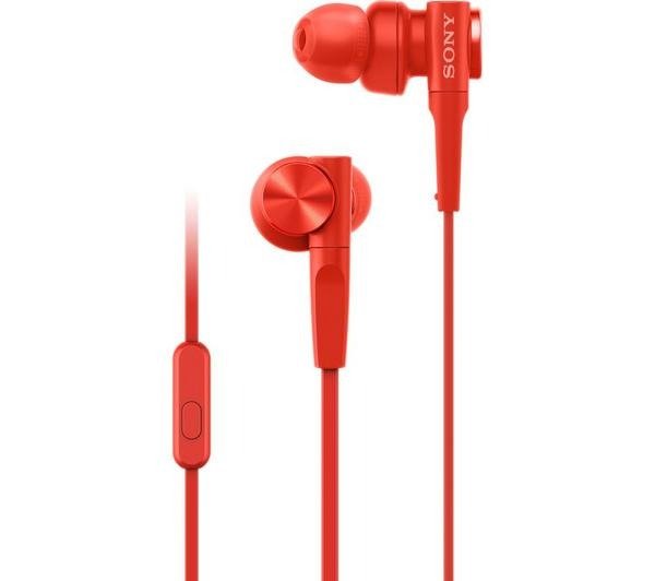 MDR-XB55AP 重低音耳机 - 红色