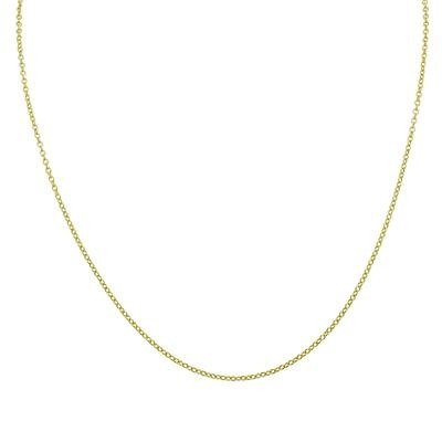 14K Yellow Gold Fill 18 Inch Cable Chain