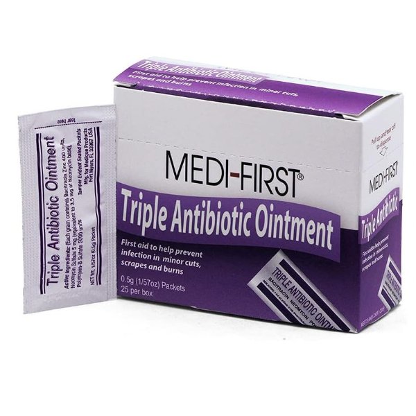 Medique Products 22373 Triple Antibiotic Ointment.5 Gram, 25 Per Box