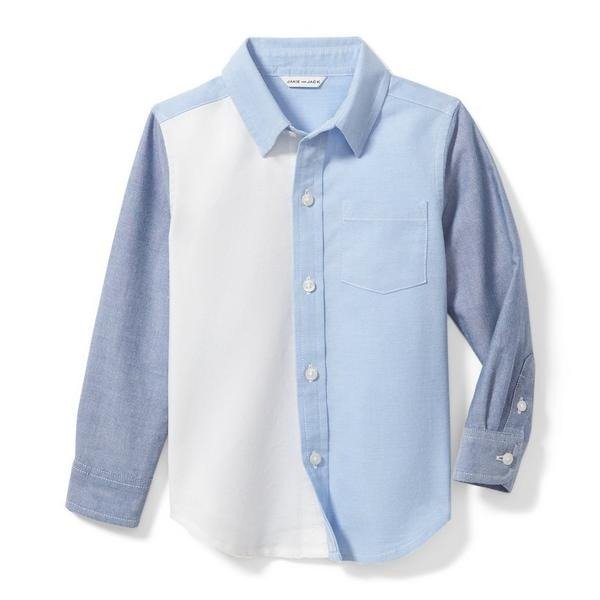 Colorblocked Oxford Shirt