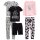 Baby, Little Kid, and Toddler Girls' 6-Piece Snug Fit Cotton Pajama Set