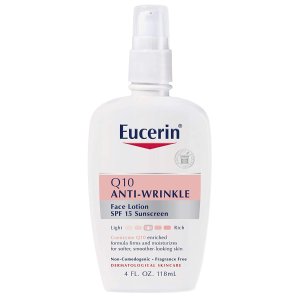 Eucerin Q10 抗皱乳液热卖 平滑肌肤 抵御氧化基