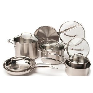 Cuisinart 12-Piece Stainless Steel Cookware Set