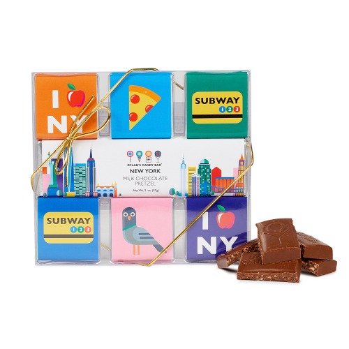 NEW YORK CITY DELUXE CHOCOLATE SQUARES & BAR GIFT SET