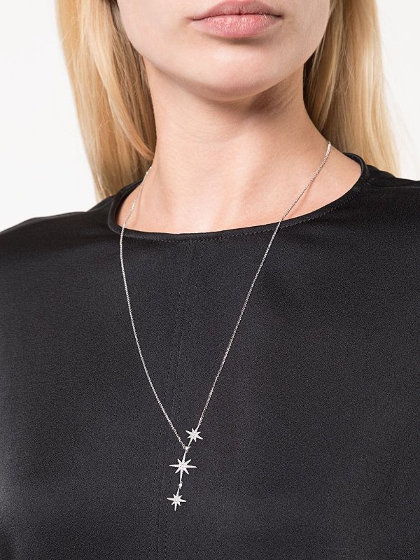 Triple Meteorites adjustable necklace