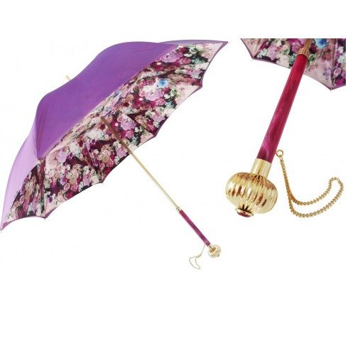 紫色花朵伞
