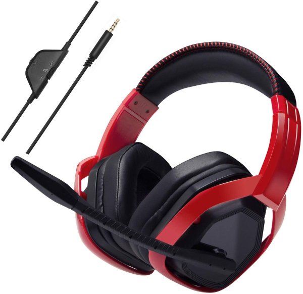Basics Pro Gaming Headset - Red