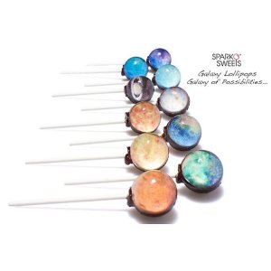 Planet Lollipops 10 Pieces Galaxy Series by Sparko Sweets @ Groupon