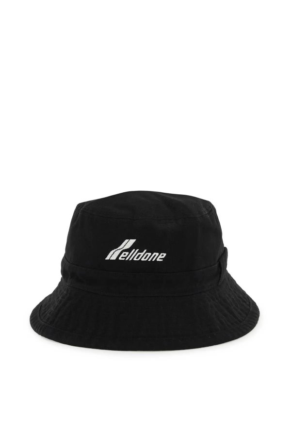 Logo embroidery bucket hat We11done