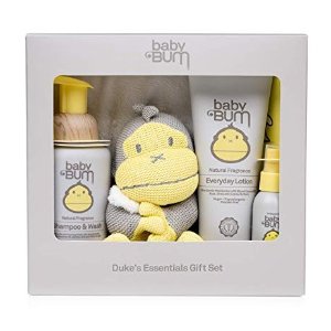 Amazon Baby Bum Duke's Essentials Gift Set - Shampoo and Wash+Everyday Lotion+Hand Sanitizer+Blanket