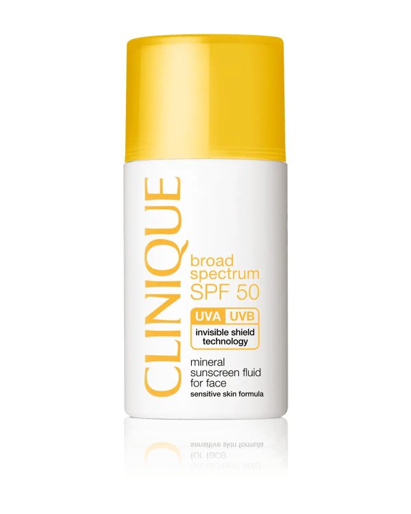 SPF 50 Mineral Sunscreen Fluid For Face | Clinique