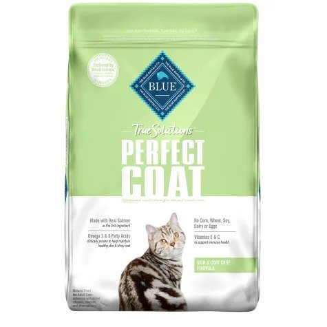 True Solutions Perfect Coat Salmon Recipe Natural Skin & Coat Care Adult Dry Cat Food, 11 lbs. | Petco