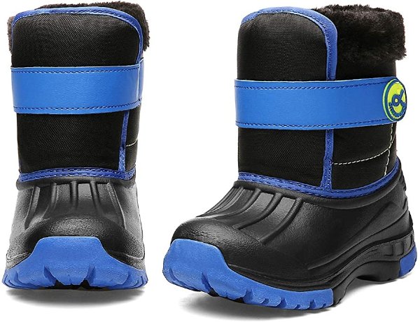 KIDS Toddler Snow Boots Boys & Girls Lightweight Waterproof Cold Weather Winter Outdoor Boots (Toddler/Little Kid)