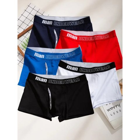 Temu 5pcs Men's Boxer Stretch Briefs underwear 14.49