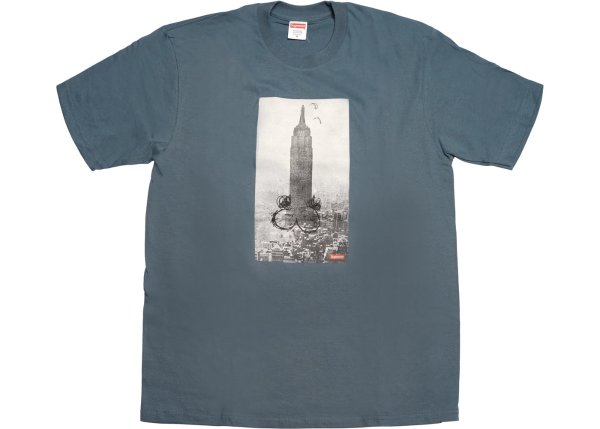 Supreme Mike Kelley The Empire State Building Tee Slate