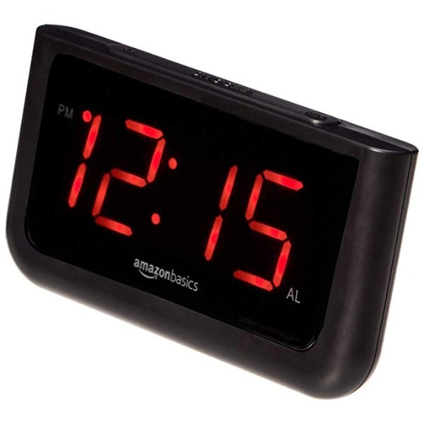 Digital Alarm Clock with Large 1.4-Inch Display with Battery Backup and LED Display