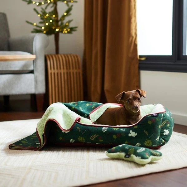 米奇宠物床+小枕头+小毯子  中号