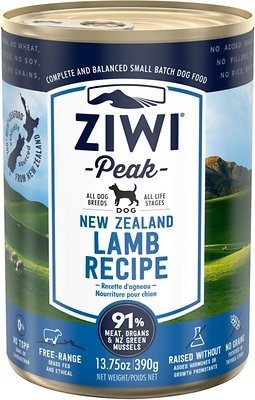 Ziwi Peak Lamb Recipe Canned Dog Food, 13.75-oz, case of 12