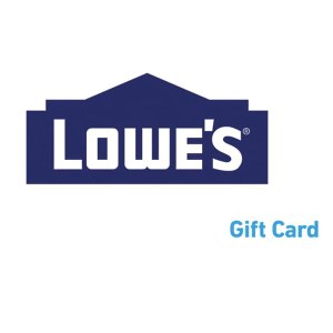 Lowe's $50电子礼卡促销