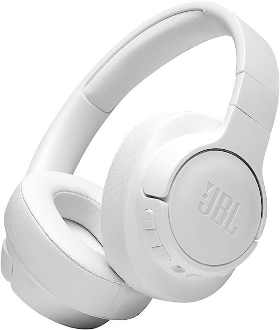 Tune 760NC - Lightweight, Foldable Over-Ear Wireless Headphones with Active Noise Cancellation - White, Medium