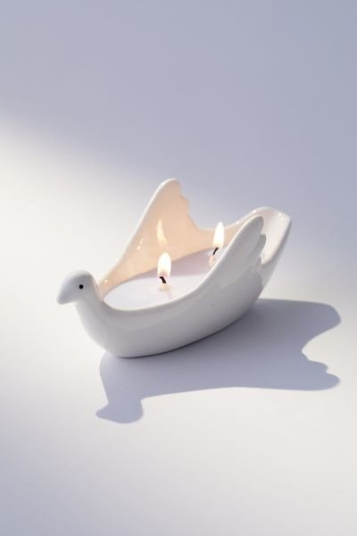 Dove Shaped 2-Wick Candle