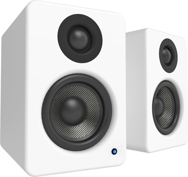Kanto YU2 (Matte White) Powered desktop stereo speaker system at Crutchfield