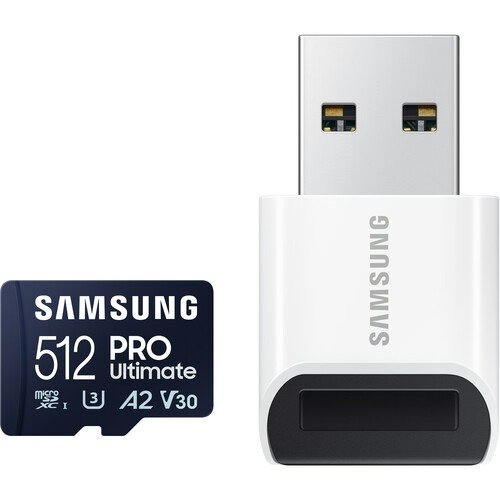 512GB PRO Ultimate UHS-I microSDXC Card with Card Reader