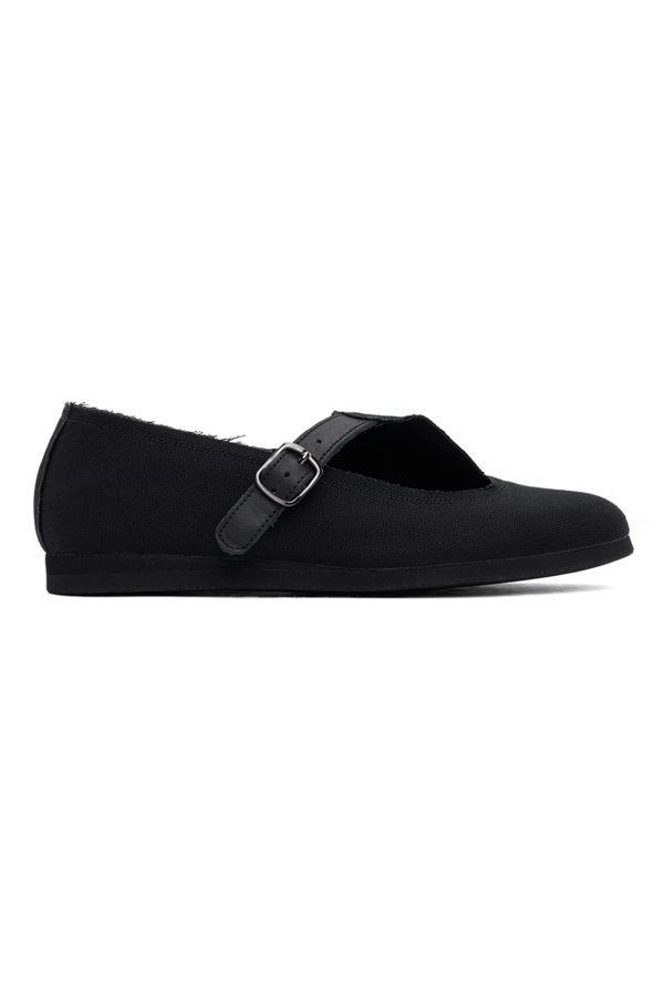 黑色 Oxford 玛丽珍鞋