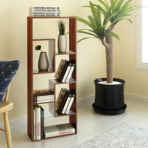 Furinno Boyate Walnut Wall Mounted Book Shelf