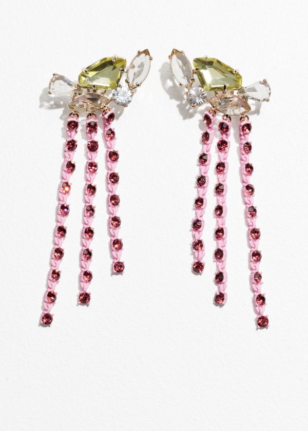 Jewel Pendant Dangle Earrings - Multi Colour - Drop earrings - & Other Stories US