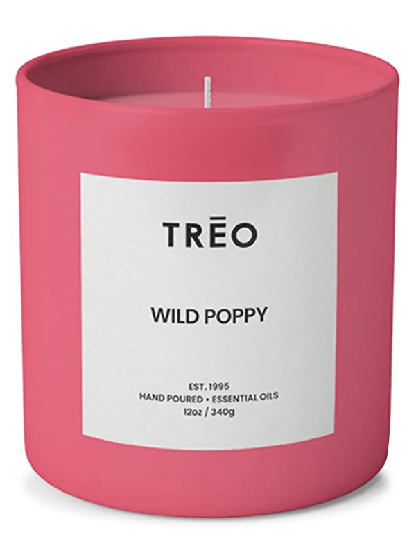 Wild Poppy Scented Candle