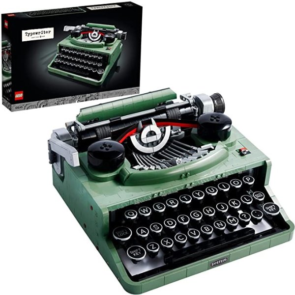 Ideas Typewriter 21327 Building Kit; Great Gift Idea for Writers (2,079 Pieces)