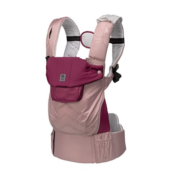 Pursuit Sport Lightweight Six-Position Ergonomic Baby and Child Carrier with Lumbar Support, Fire