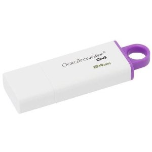 Kingston Digital DataTraveler G4 - 64 GB - USB 3.0 - violet (DTIG4/64GB)