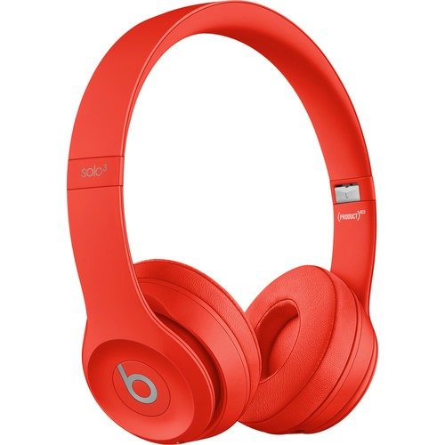 Beats Solo3 Wireless On-Ear Headphones ((PRODUCT)RED Citrus Red / Icon)