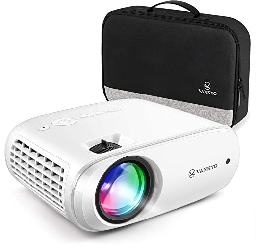 VANKYO Cinemango 100 Projector for Outdoor Movies, 4500Lux Mini Projector with 1080P Supported, 220’’ Display, 55,000 Hours LED Lamp Life, Compatible with HDMI/TV Stick/TV Box/PS4 for Entertainment