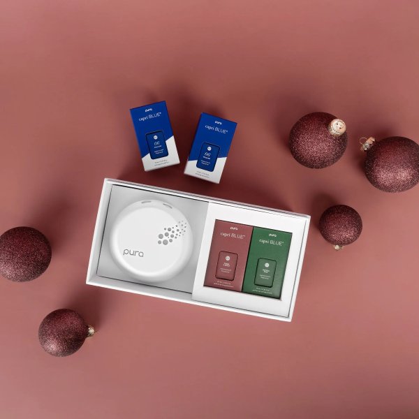 x Capri Blue Smart Home Diffuser & 4 Fragrance Refills Set
