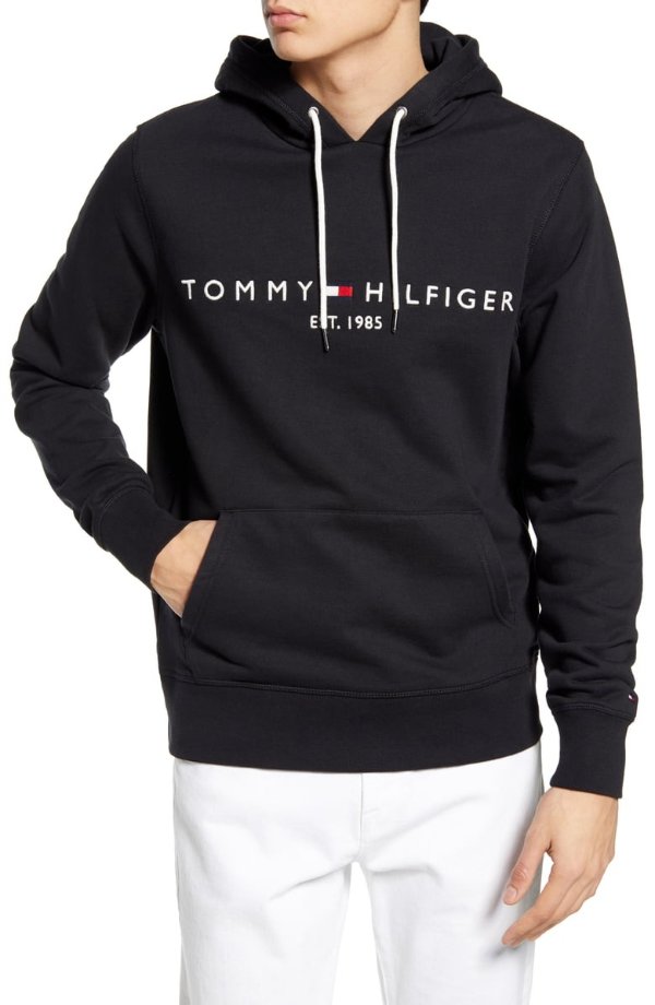 Tommy Jeans Embroidered Logo Hooded Sweatshirt