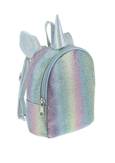 Girls Unicorn Glitter Mini Backpack