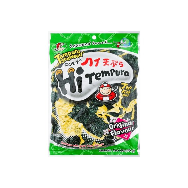 TAO KAE NOI Super Crispy Grilled Seaweed Tempura Flavor 40g