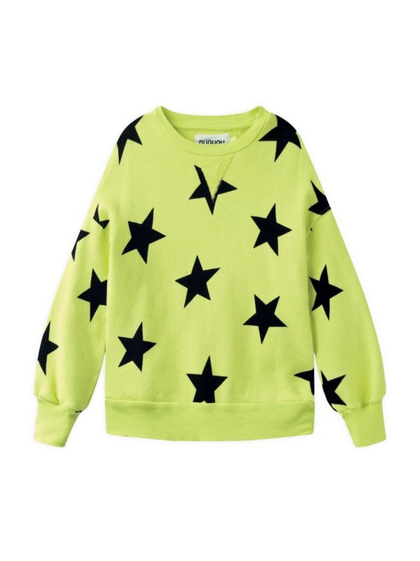 Little Girl's & Girl's Star Print Sweatshirt