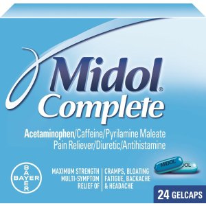 Midol Complete Gelcaps, 24-Count Box