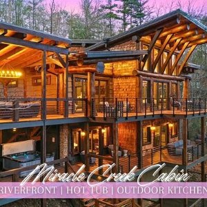 Enjoy a Luxe Riverfront Retreat at Miracle Creek