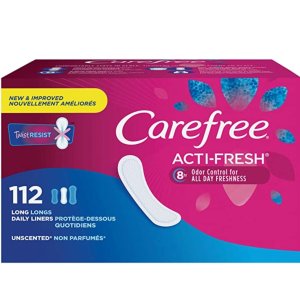 Carefree Acti-Fresh 加长型护垫 112片
