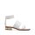 CASATI Triple-Strap Sandals in white Calf Leather | Nicholas Kirkwood